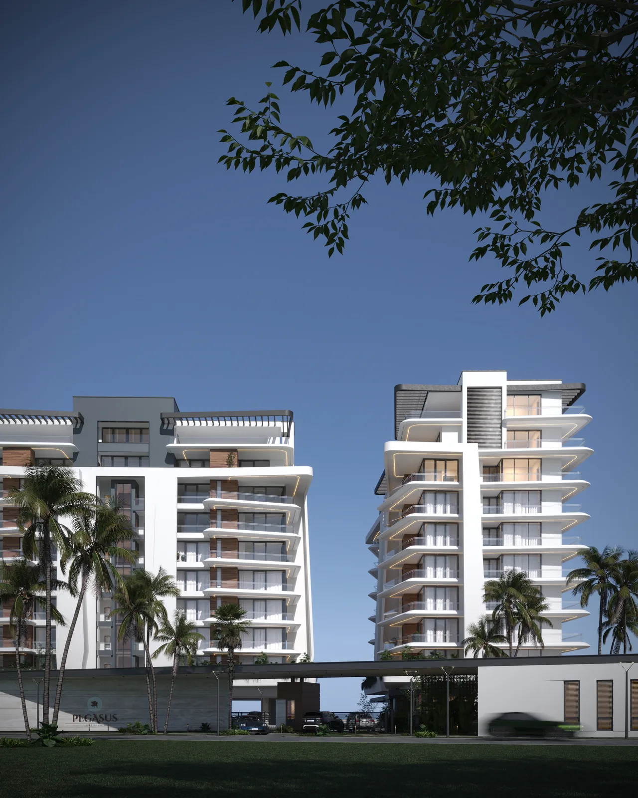Pegasus Apartments — The development in context — study