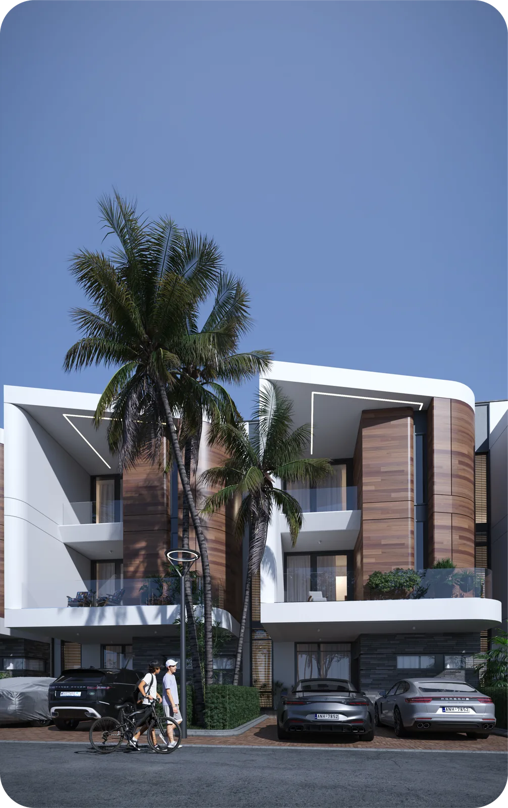 Qoral Grove Residence Jahi terrace elevation