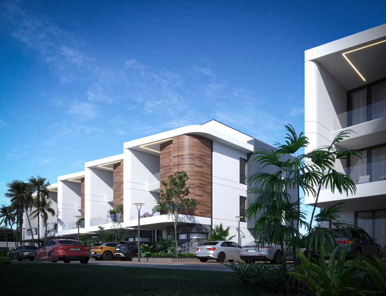 Qoral Grove Residence Jahi — Street view of the terraces